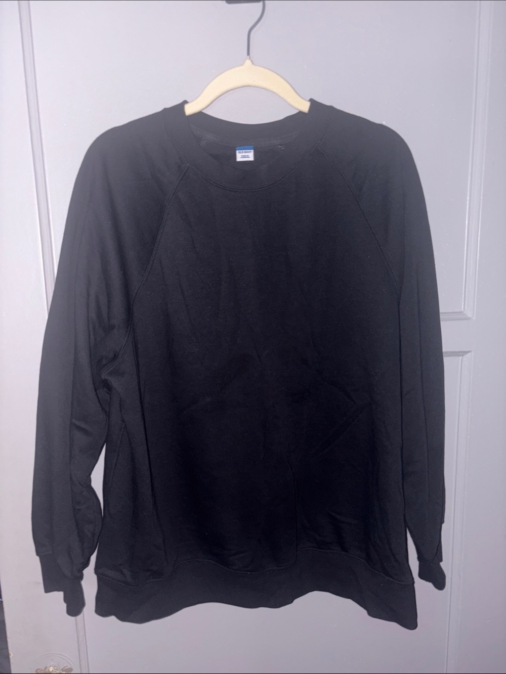 Old Navy Black Crewneck Pullover Sweater